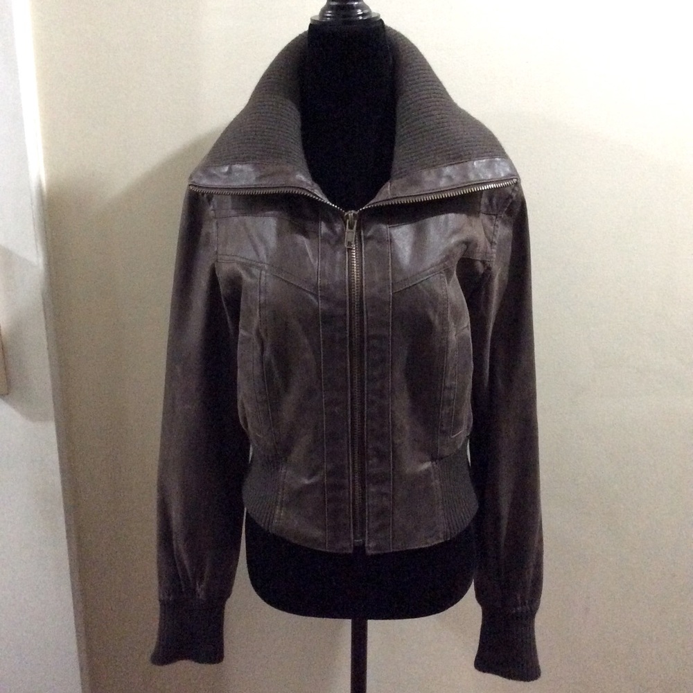 WEAR ME...WORK ME...LOVE ME leather bomber jacket